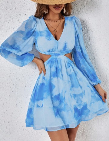 Rochie scurta SHEIN, albastru