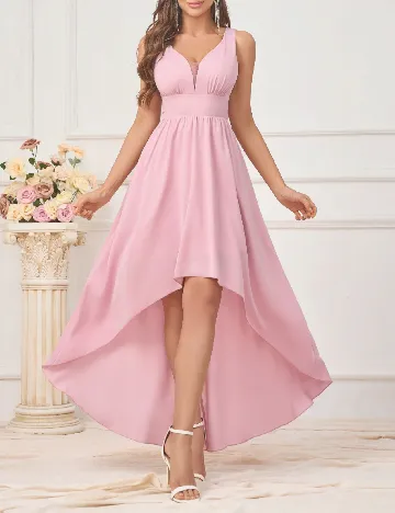 Rochie medie SHEIN, roz pudra