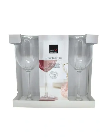 Set pahare Royal Leerdam, transparent Alb