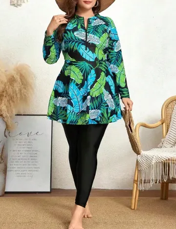 Costum de baie SHEIN CURVE, mix culori Mix culori