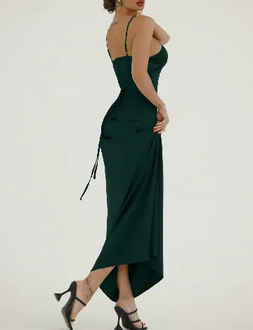 Rochie lunga SHEIN, verde inchis