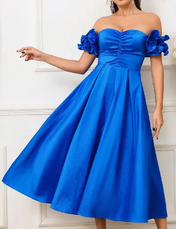 Rochie medie SHEIN, albastru