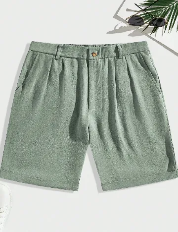 Pantaloni scurti SHEIN, verde Verde