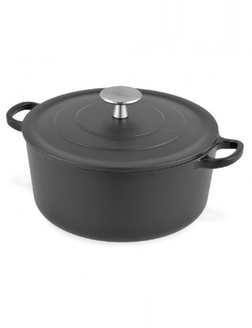 Oala din fonta Royal van Kempen & Begeer, negru