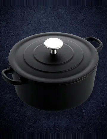 Oala din fonta Royal van Kempen & Begeer, negru