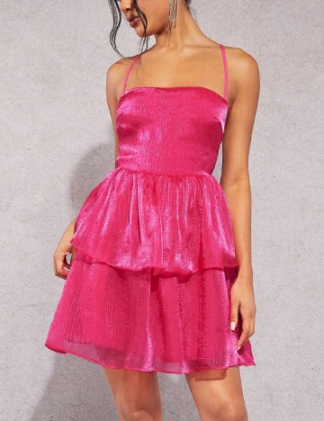 Rochie scurta SHEIN, roz