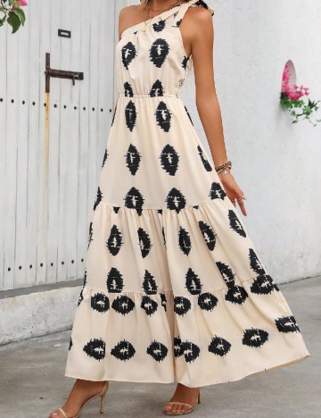 Rochie lunga SHEIN, crem