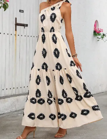 Rochie lunga SHEIN, crem
