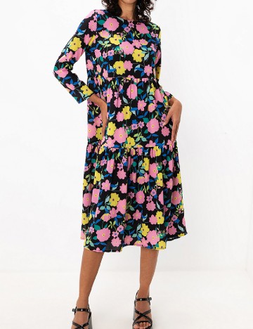 Rochie medie ASOS, floral print