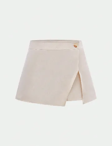 Fusta pantalon SHEIN, crem