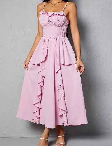 Rochie lunga SHEIN, roz