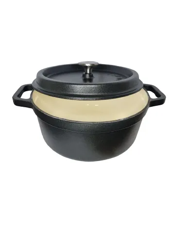Oala din fonta SOLA, negru
