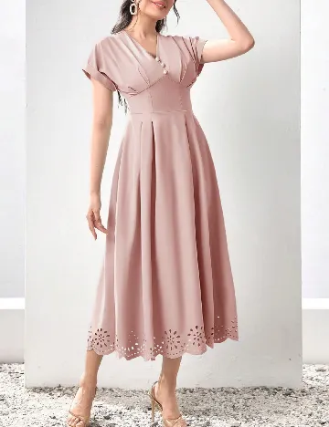 Rochie lunga SHEIN, roz Roz