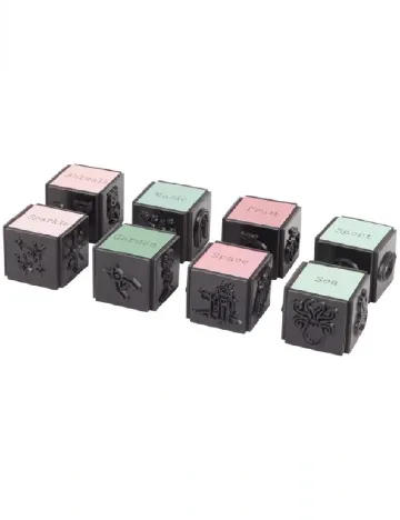 Set stampile Deco Time, negru Negru