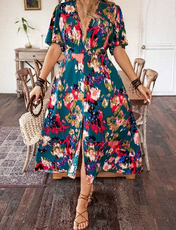 Rochie medie SHEIN CURVE, mix culori Mix culori