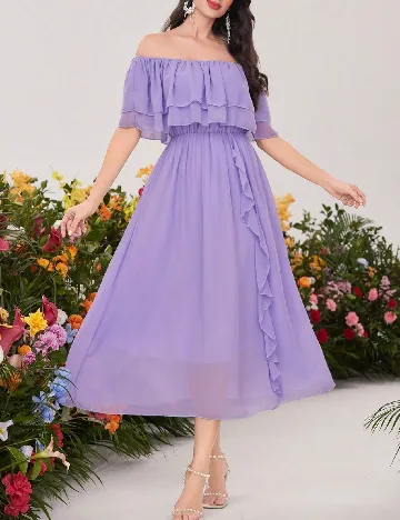 Rochie medie SHEIN, mov Mov