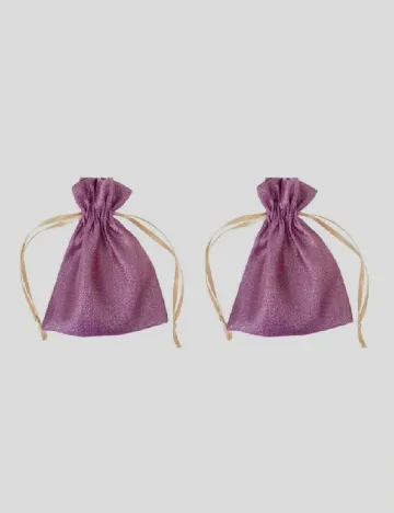 Set saculeti 2 bucati Hobby Flora, mov Mov