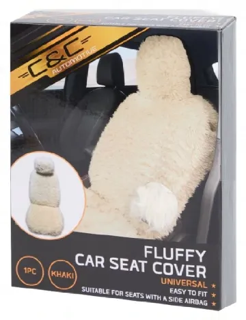 Husa scaun auto C&C Automotive, crem Crem