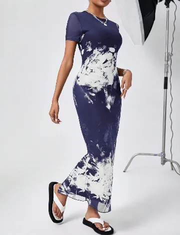 Rochie lunga SHEIN, albastru