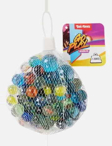 Set bile de sticla Toi-Toys, mix culori Mix culori