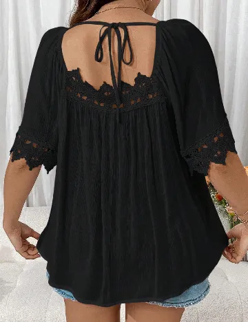 Bluza SHEIN CURVE, negru