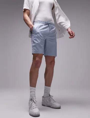 Pantaloni scurti Topman, albastru Albastru