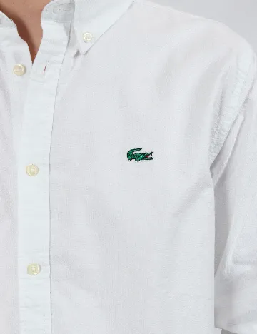 Camasa Lacoste, alb Alb