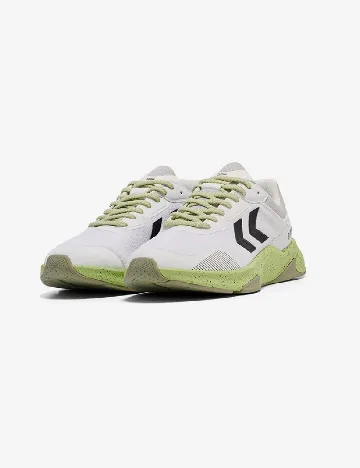 Adidasi Hummel, alb/verde Alb