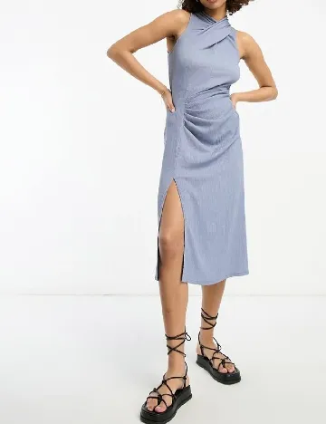 Rochie medie ASOS, albastru