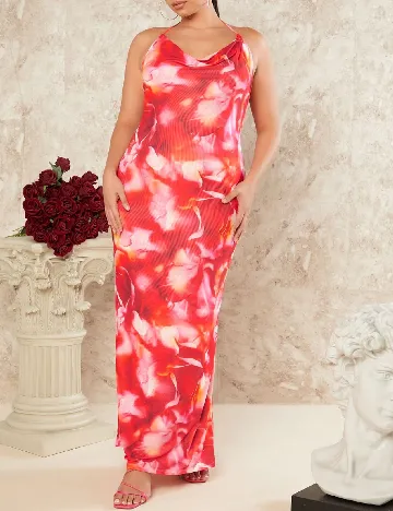 Rochie lunga SHEIN CURVE, rosu