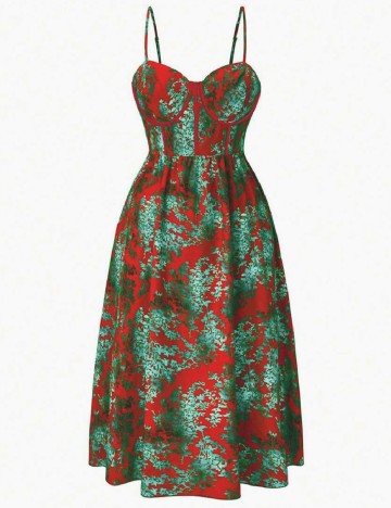 Rochie medie SHEIN CURVE, mix culori
