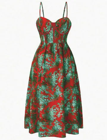 Rochie medie SHEIN CURVE, mix culori