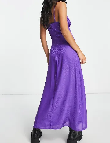 Rochie lunga Violet Romance, mov