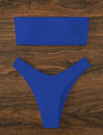 Costum de baie SHEIN, albastru