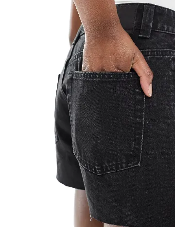 Pantaloni scurti ASOS, negru Negru