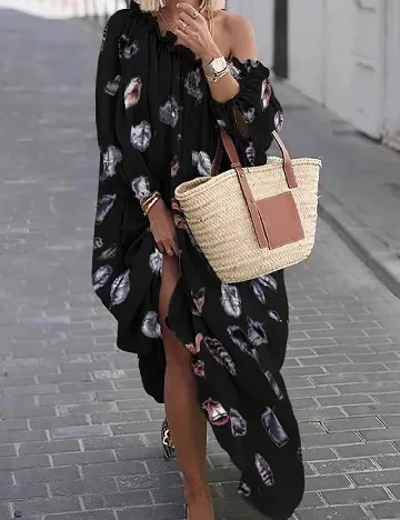 Rochie lunga SHEIN, negru