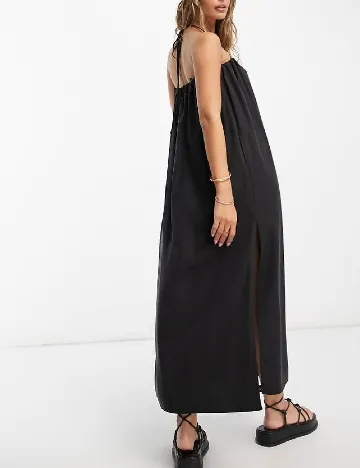 Rochie lunga ASOS, negru Negru