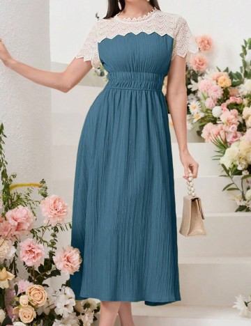 Rochie medie SHEIN, albastru