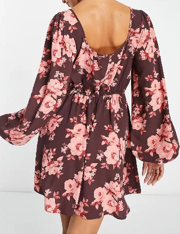Rochie scurta ASOS, floral print