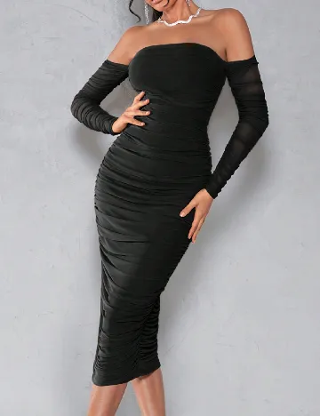 Rochie medie SHEIN, negru Negru
