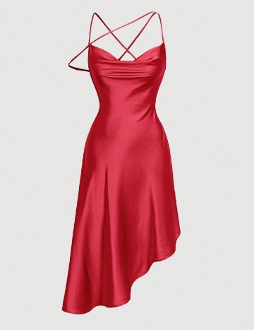 Rochie scurta SHEIN, rosu