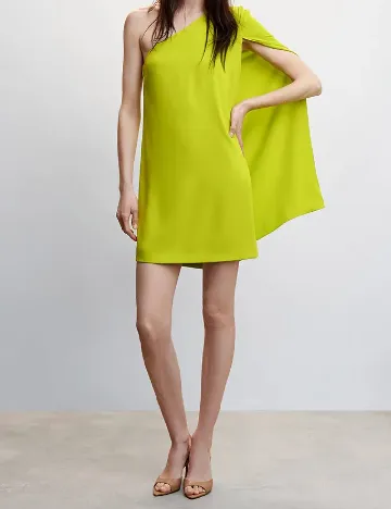 Rochie scurta Mango, verde Verde