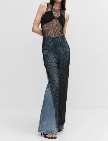 Bluza Mango, negru