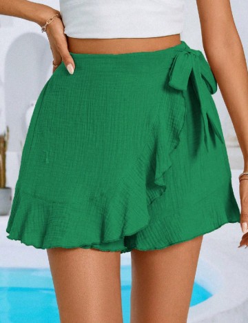 Fusta pantalon SHEIN, verde