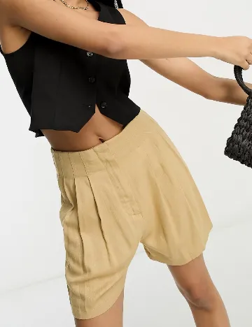 Pantaloni scurti ASOS, bej Crem