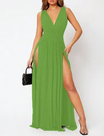 Rochie lunga SHEIN, verde