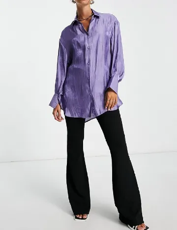 Camasa Oversize ASOS, mov Mov