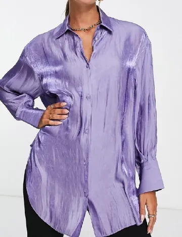 Camasa Oversize ASOS, mov Mov