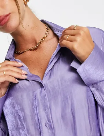 Camasa Oversize ASOS, mov Mov