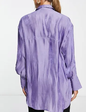 Camasa Oversize ASOS, mov Mov